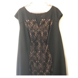 Women black dress plus size